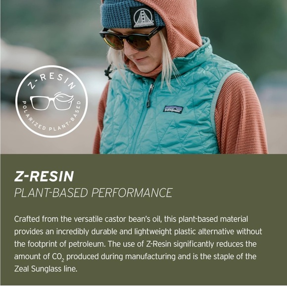 🕶️ Zeal Optics Crowley | Plant-Based Polarized Sunglasses Unisex🕶️ 🆕 - Picture 6 of 16